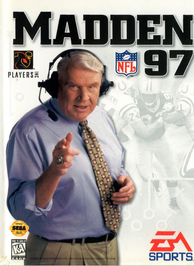 Madden NFL 97 - Sega Megadrive (Ea Sports) video game collectible [Barcode 5030935010688] - Main Image 1