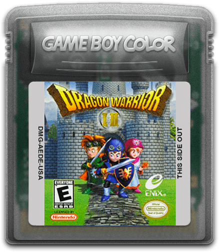 Dragon Warrior I & II - Nintendo Game Boy Color (Enix - 1) video game collectible [Barcode 695981100025] - Main Image 3