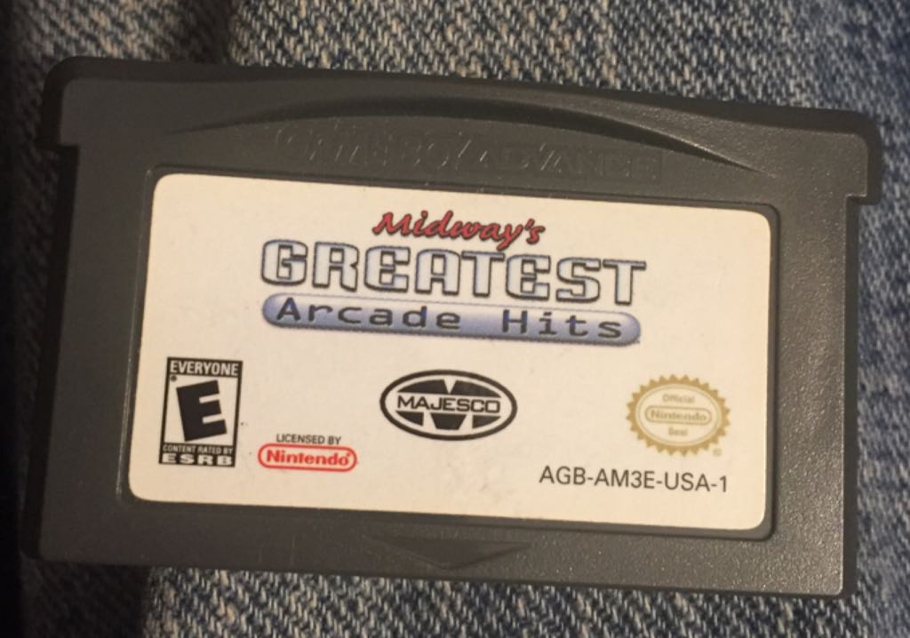 Midways Greatest Arcade Hits - Nintendo Game Boy Advance (GBA) video game collectible - Main Image 1