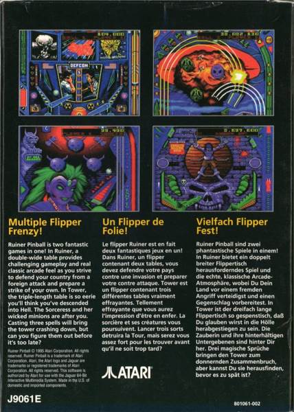 Ruiner Pinball - Atari Jaguar video game collectible - Main Image 2