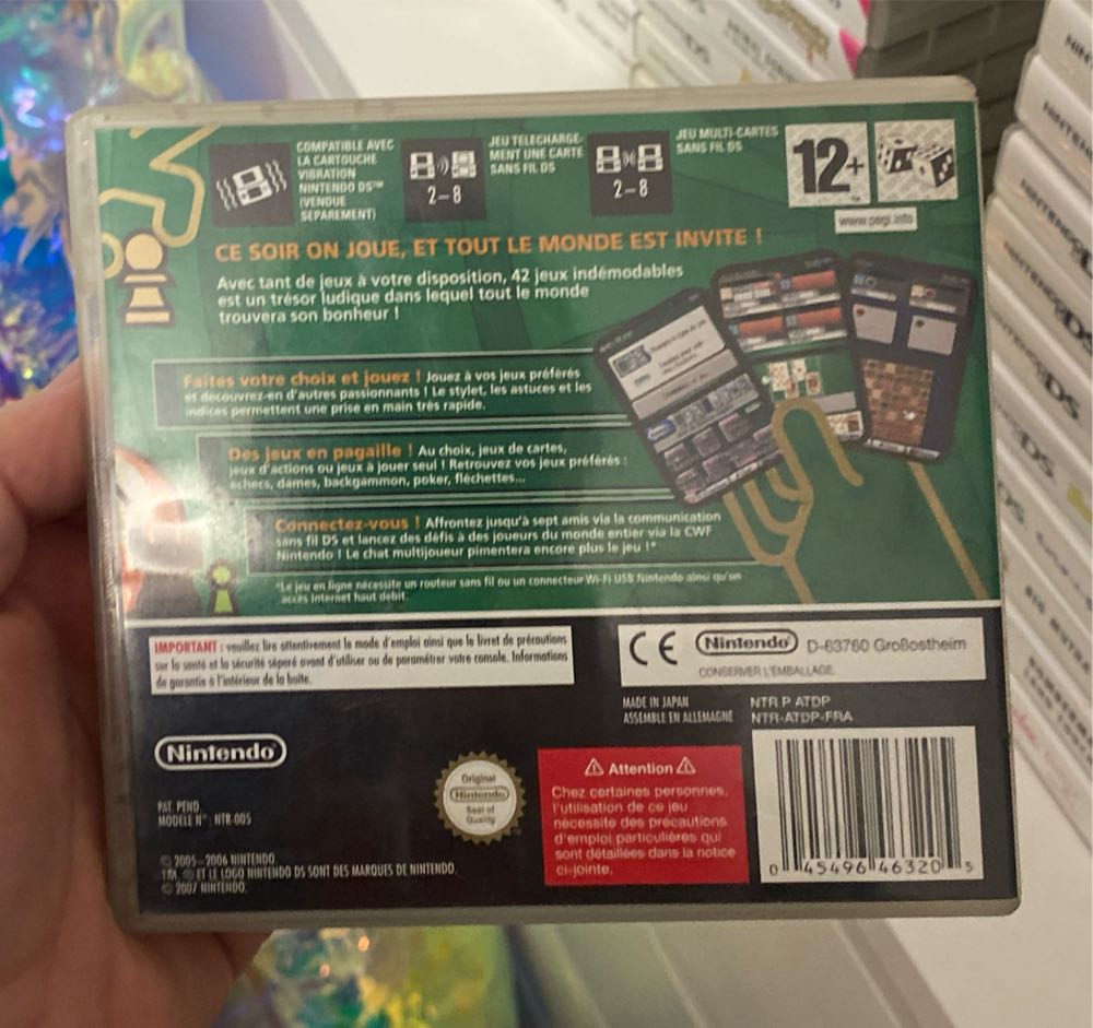 42 Jeux Indémodables - Nintendo DS (Nintendo - 4) video game collectible [Barcode 045496463205] - Main Image 2