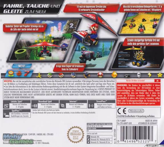 Mario Kart 7 - Nintendo 3DS (Nintendo - 8) video game collectible [Barcode 045496521257] - Main Image 2