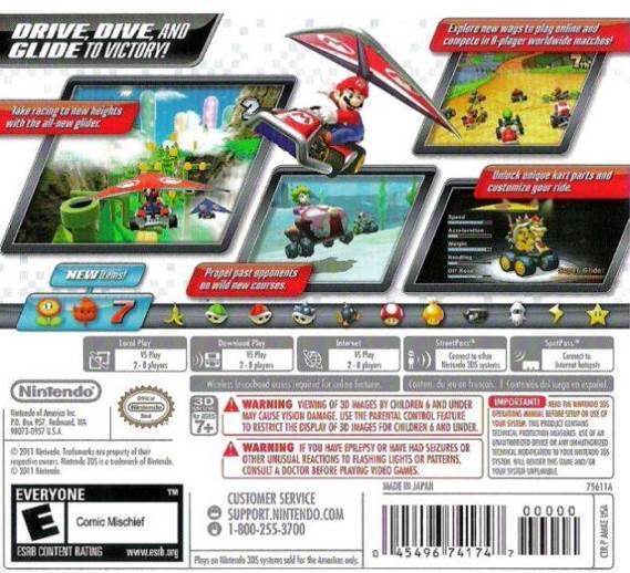 Mario Kart 7 - Nintendo 3DS (Nintendo - 8) video game collectible - Main Image 2