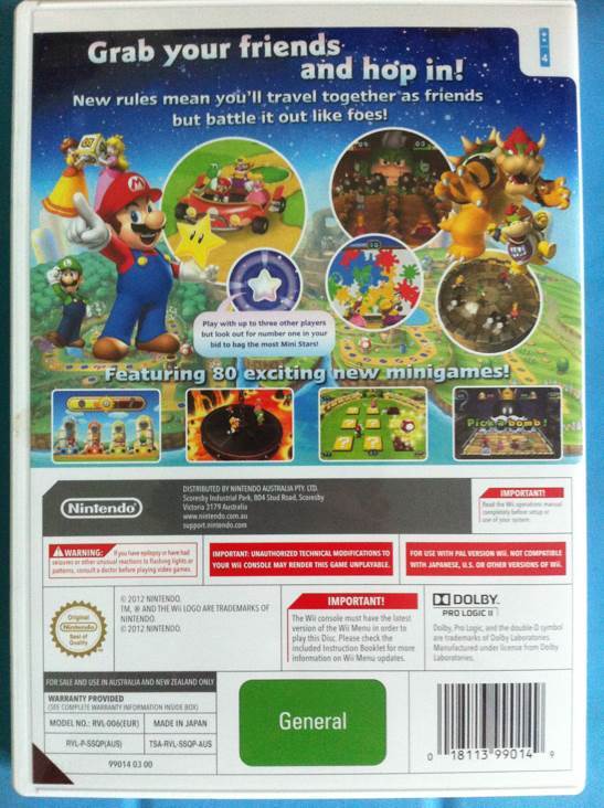 Mario Party 9 - Nintendo Wii (Nintendo - Multiplayer: 4) video game collectible [Barcode 018113990149] - Main Image 2