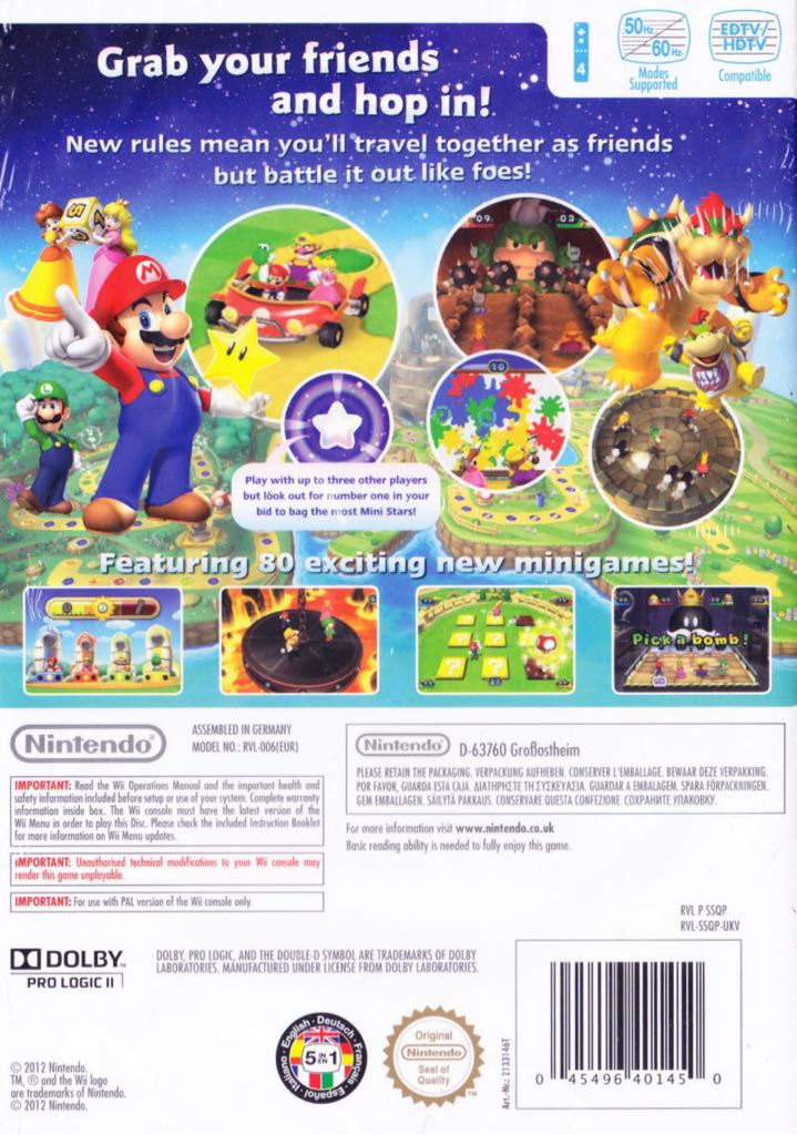 Mario Party 9 - Nintendo Wii (Nintendo Wii U) video game collectible [Barcode 045496401399] - Main Image 2