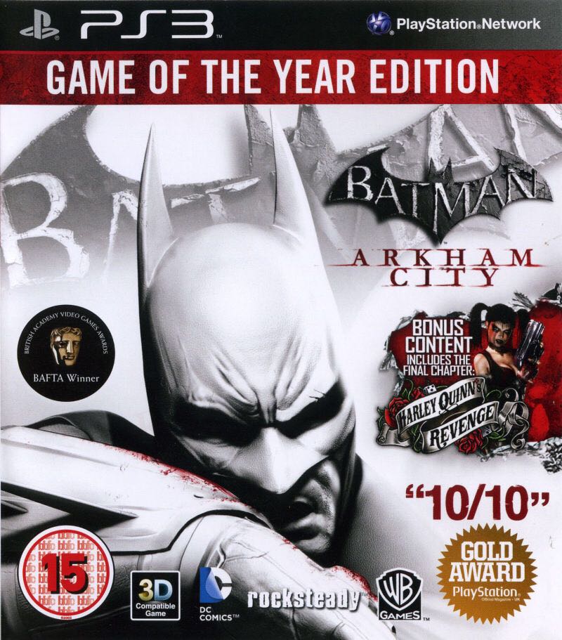 Batman: Arkham City - Sony PlayStation 3 (PS3) (Rocksteady Studios - 1) video game collectible [Barcode 5030943102399] - Main Image 2