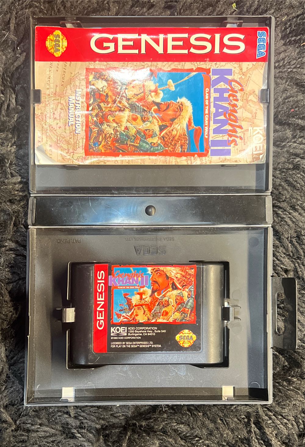 Genghis Khan II - Sega Genesis (Mega Drive) (Koei - 2) video game collectible [Barcode 040198000697] - Main Image 3