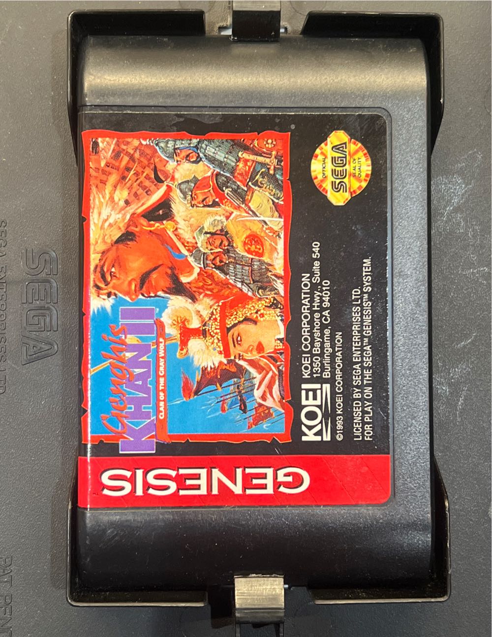 Genghis Khan II - Sega Genesis (Mega Drive) (Koei - 2) video game collectible [Barcode 040198000697] - Main Image 4