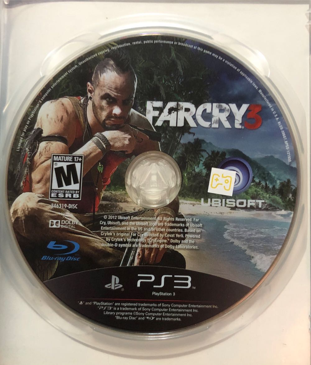 Farcry 3 - Sony PlayStation 3 (PS3) video game collectible [Barcode 008888347873] - Main Image 3