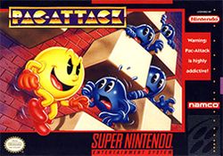 Pac-Attack - Nintendo Super Nintendo Entertainment System (SNES) video game collectible - Main Image 1