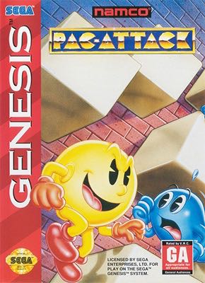 Pac-Attack - Sega Genesis (Mega Drive) video game collectible - Main Image 1