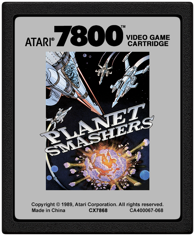 Planet Smashers - Atari 7800 (Atari - 1-2) video game collectible [Barcode 077000505170] - Main Image 3
