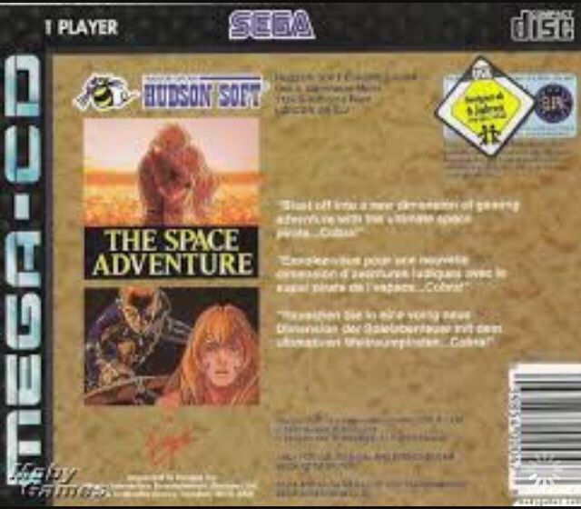 The Space Adventure - Sega CD (Hudson Soft - 1) video game collectible [Barcode 039854000478] - Main Image 2