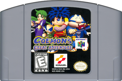 Goemon’s Great Adventure - Nintendo 64 (N64) (Konami - 1) video game collectible [Barcode 083717180142] - Main Image 3
