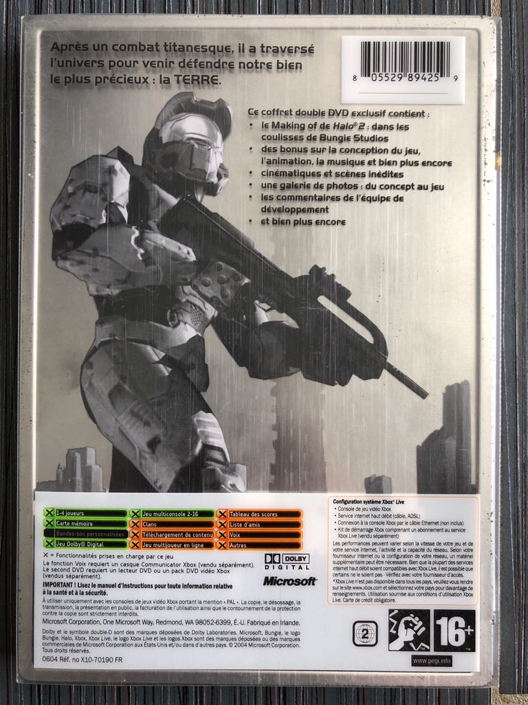 Halo 2 Edition Collector Limitée - Microsoft Xbox (Microsoft Studios - 4) video game collectible [Barcode 805529894259] - Main Image 2