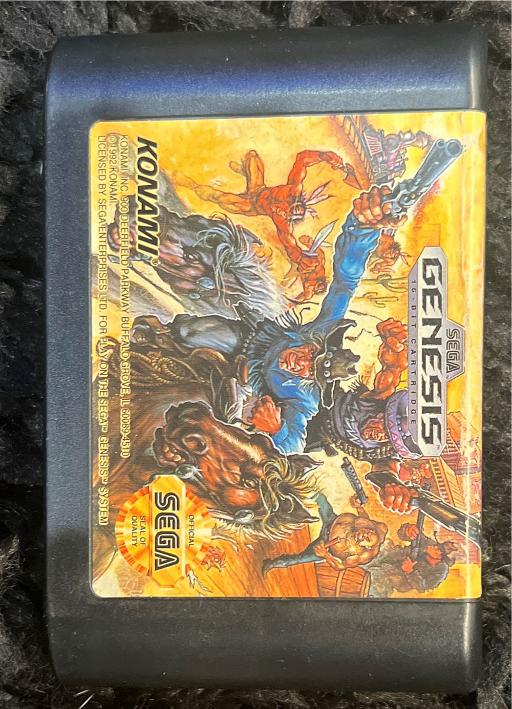 Sunset Riders - Sega Genesis (Mega Drive) (Konami) video game collectible - Main Image 2