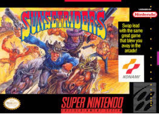 Sunset Riders - Nintendo Super Nintendo Entertainment System (SNES) video game collectible - Main Image 1