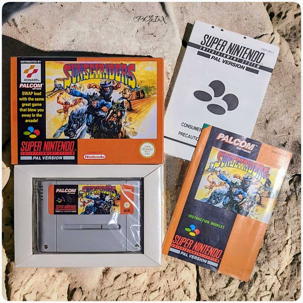 Sunset Riders - Nintendo Super Nintendo Entertainment System (SNES) (Konami) video game collectible - Main Image 3