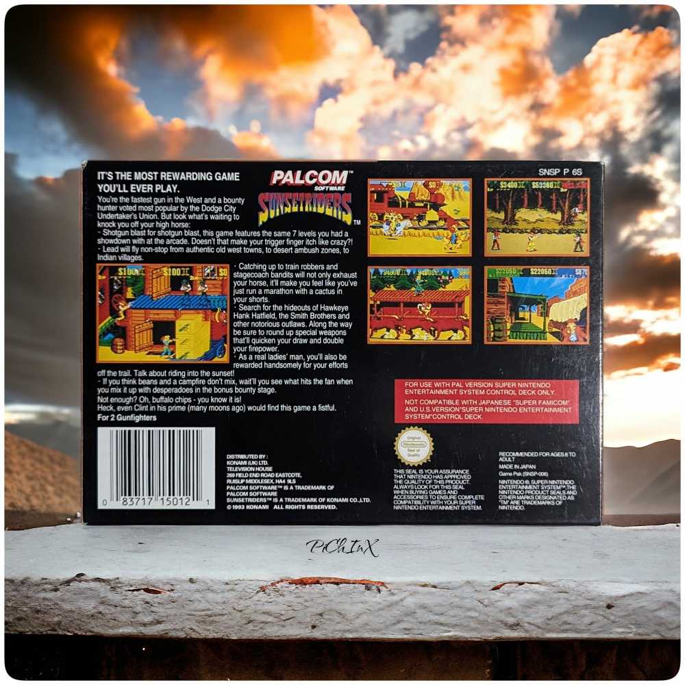 Sunset Riders - Nintendo Super Nintendo Entertainment System (SNES) (Konami) video game collectible - Main Image 4