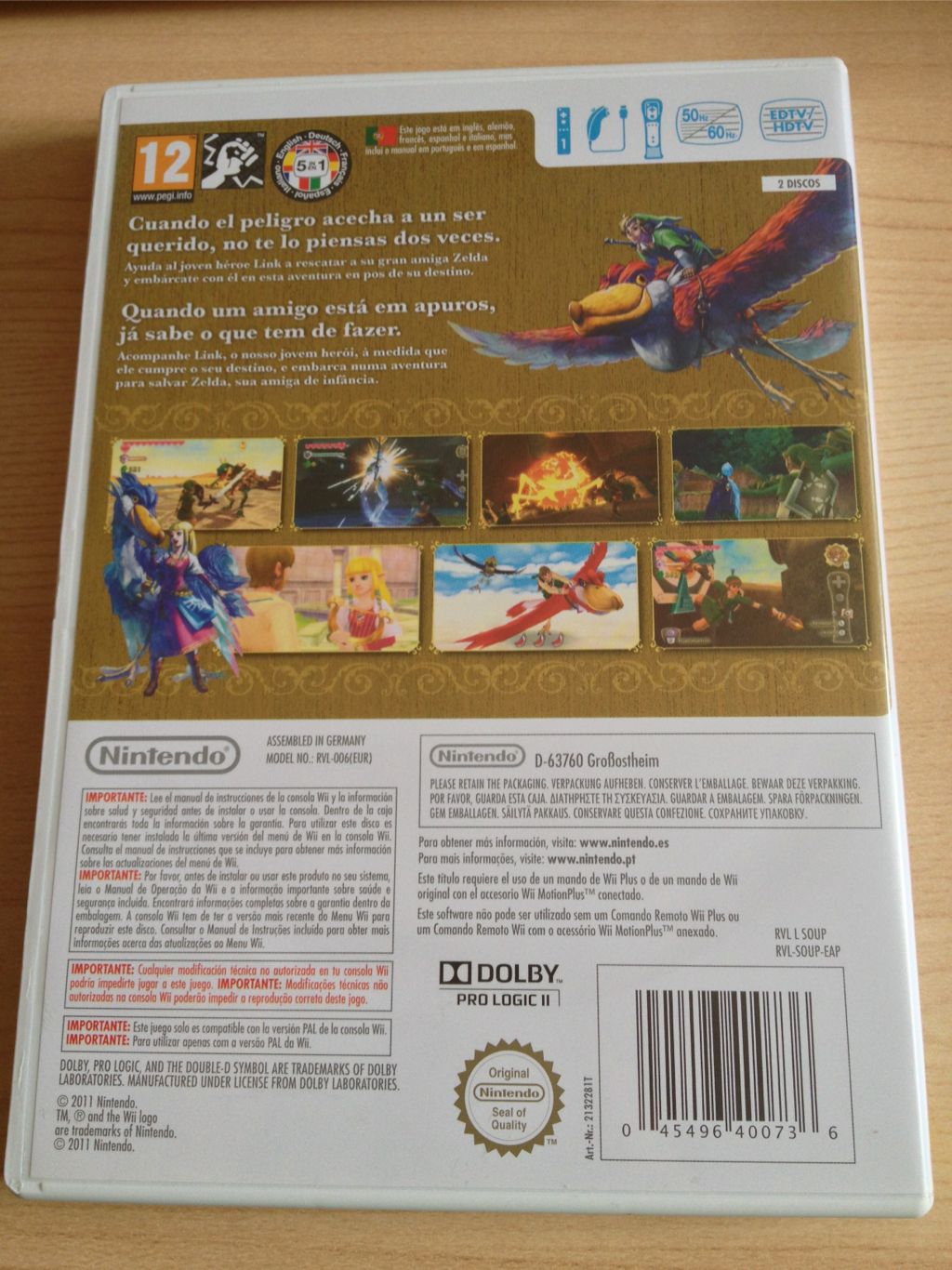 The Legend Of Zelda: Skyward Sword - Nintendo Wii (Nintendo - 1) video game collectible - Main Image 2