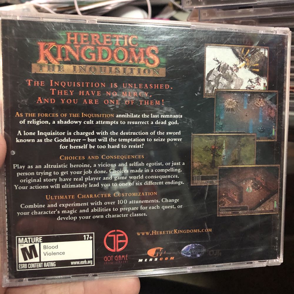 Heretic Kingdoms: The Inquisition - PC video game collectible [Barcode 851612000243] - Main Image 2
