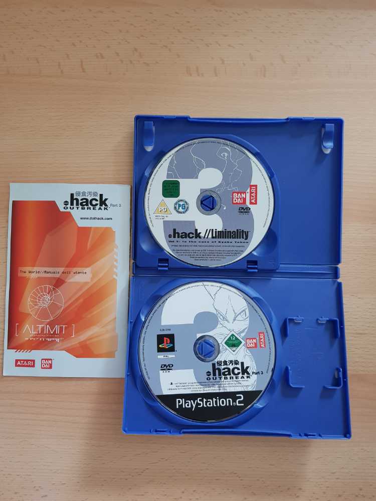 .hack//Outbreak - Sony PlayStation 2 (PS2) (Namco Bandai Games) video game collectible [Barcode 3296580804344] - Main Image 3