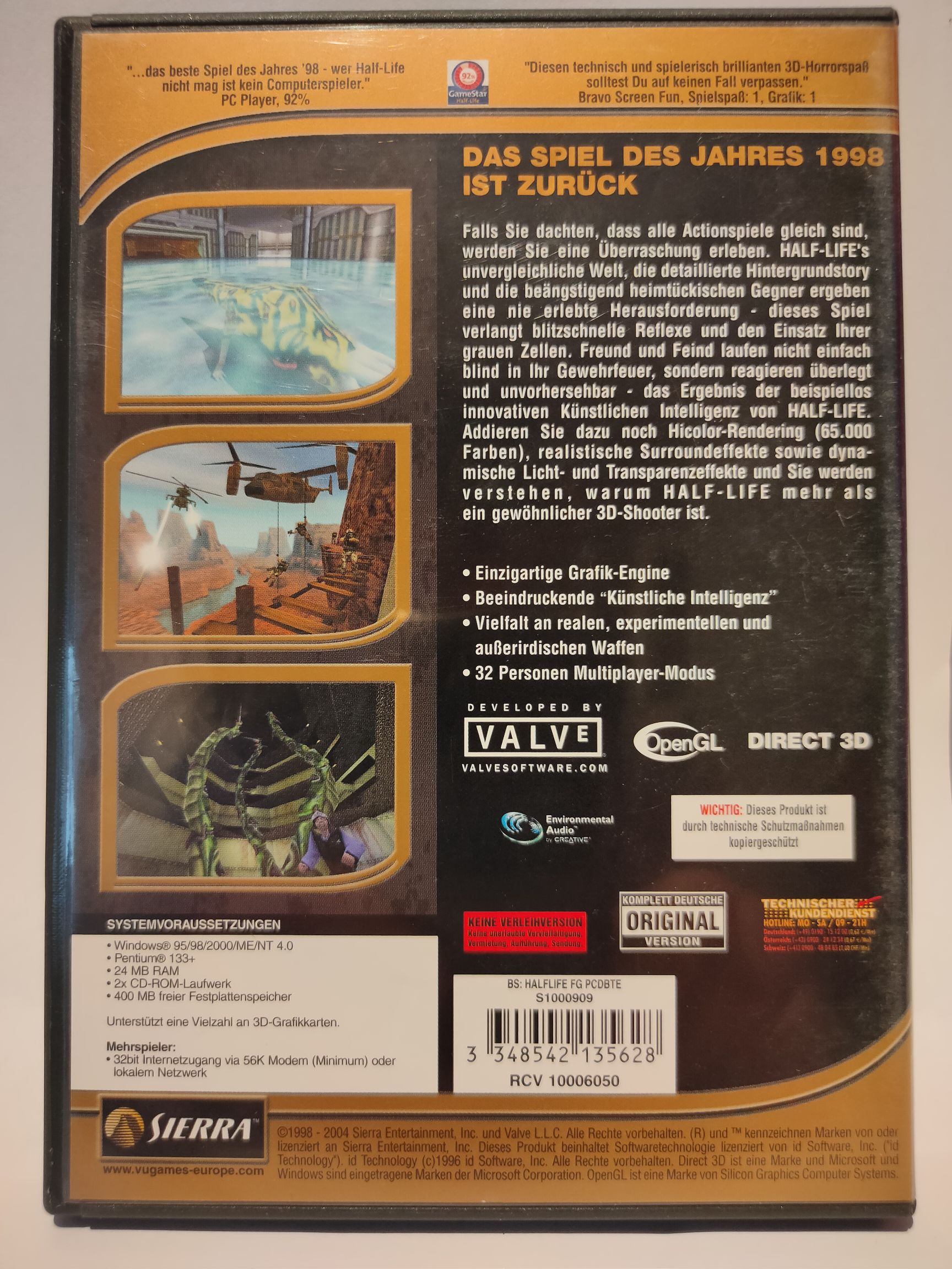 Half-Life 1 - PC video game collectible [Barcode 3348542135628] - Main Image 2