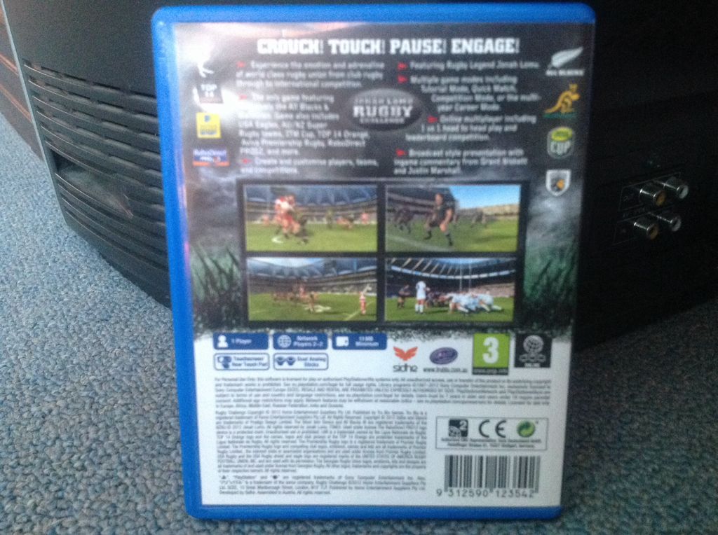 Rugby Challenge - Sony PlayStation Vita (PS Vita) (1) video game collectible [Barcode 6312180123542] - Main Image 2