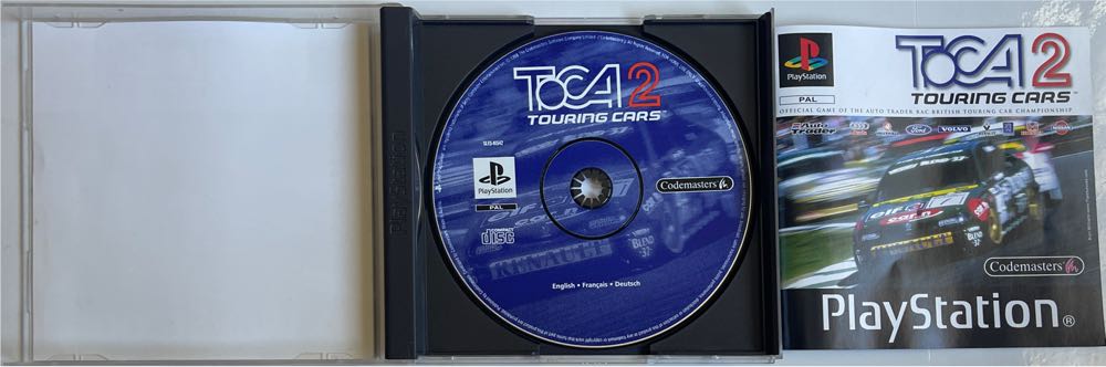 TOCA 2 Touring Cars - Sony PlayStation (Codemasters - 2) video game collectible [Barcode 5024866240443] - Main Image 3