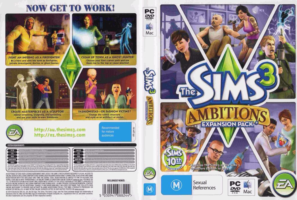 Les Sims 3 : Ambitions - PC video game collectible [Barcode 5030931088247] - Main Image 2