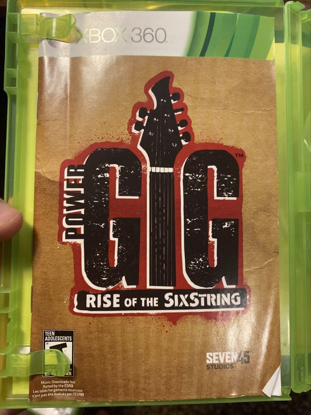 Power Gig: Rise Of The Six String - Microsoft Xbox 360 (3) video game collectible [Barcode 815427010040] - Main Image 3