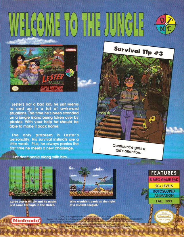 Lester the Unlikely - Nintendo Super Nintendo Entertainment System (SNES) (DTMC - 1) video game collectible [Barcode 739711810782] - Main Image 4