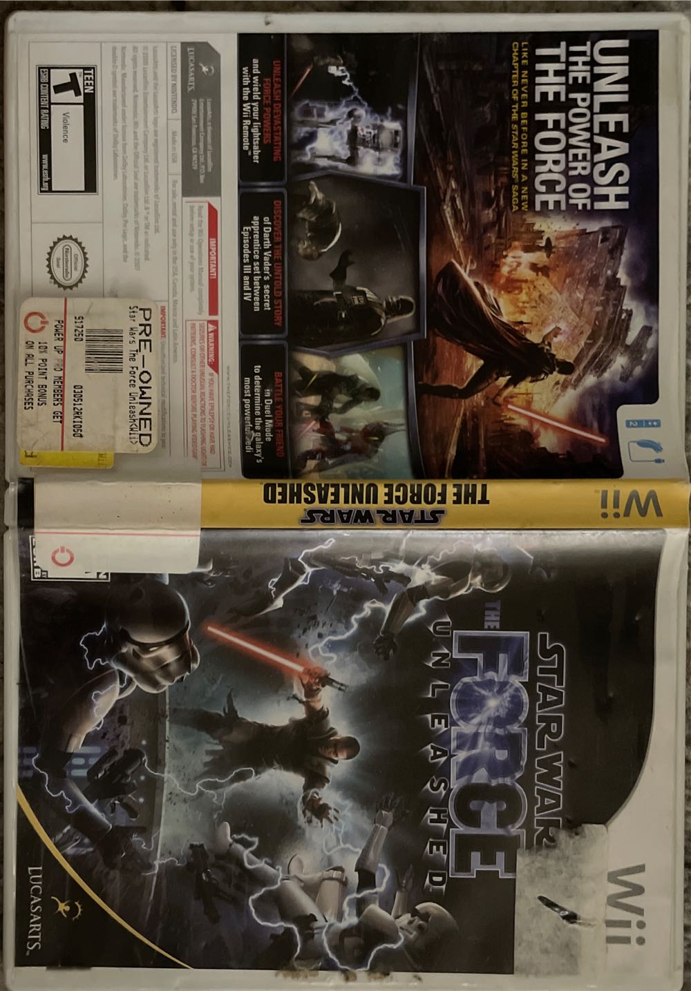 Star Wars The Force Unleashed II - Nintendo Wii video game collectible - Main Image 2