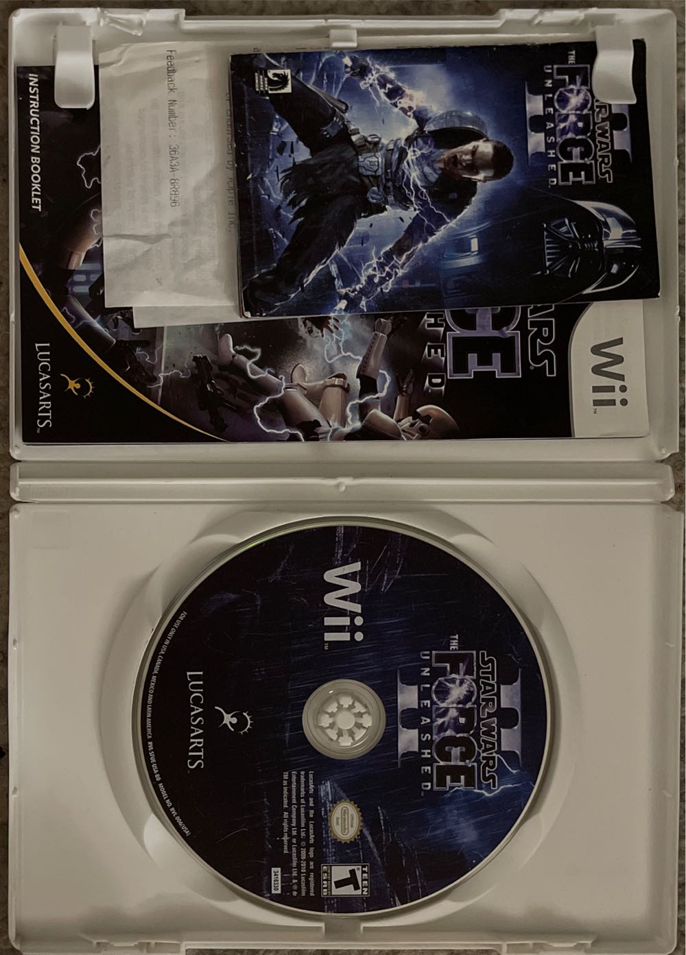 Star Wars The Force Unleashed II - Nintendo Wii video game collectible - Main Image 3
