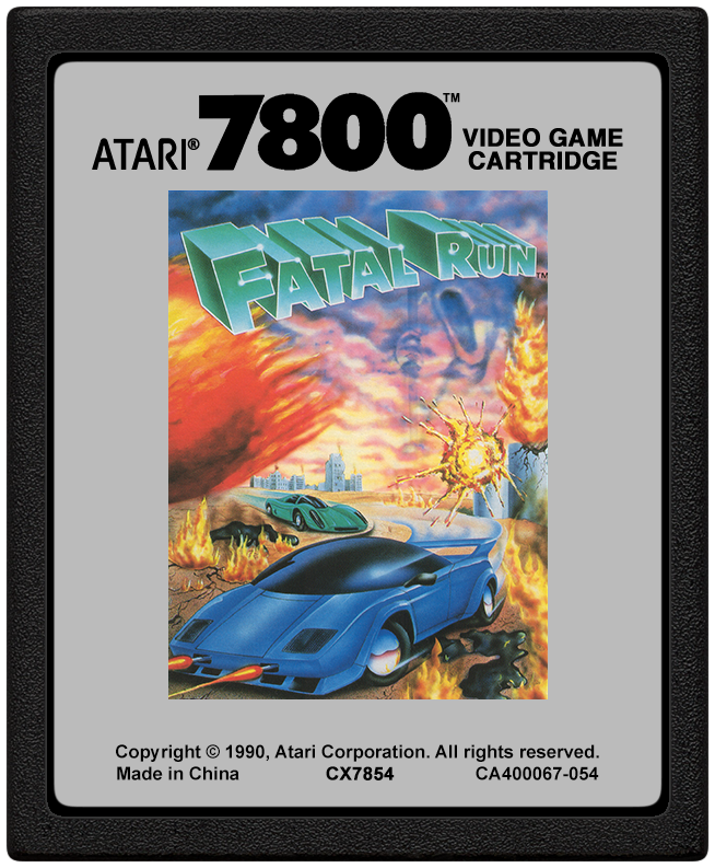 Fatal Run - Atari 7800 (Atari - 1) video game collectible [Barcode 077000502308] - Main Image 3