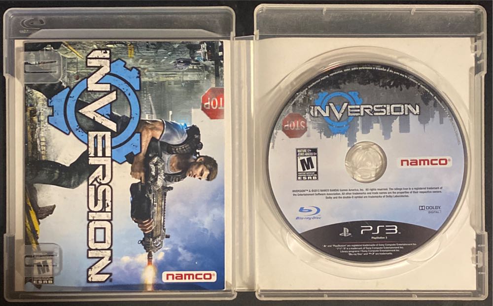 Inversion - Sony PlayStation 3 (PS3) (Namco - 1) video game collectible [Barcode 722674110310] - Main Image 3