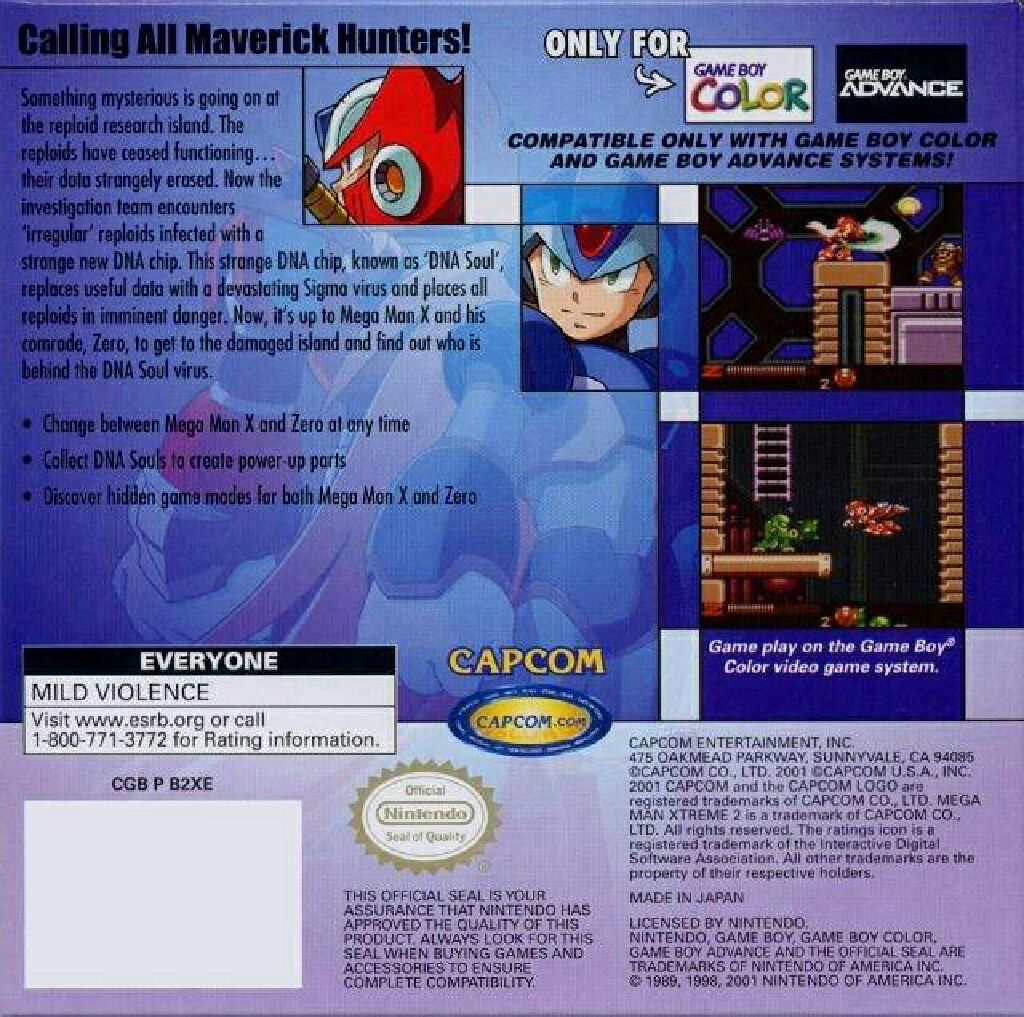 Megaman Xtreme 2 - Nintendo Game Boy Color (Nintendo - 1) video game collectible - Main Image 2