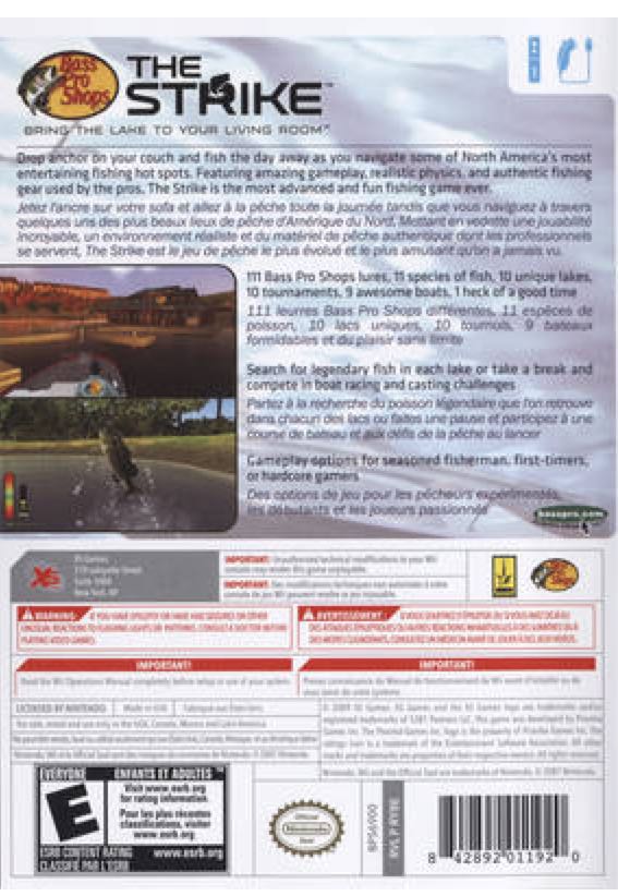 Bass Pro Shops : The Strike - Nintendo Wii video game collectible - Main Image 2