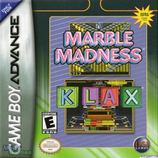 Marble Madness/Klax - Nintendo Game Boy Advance (GBA) (DSI Games - 1) video game collectible [Barcode 802068100490] - Main Image 1