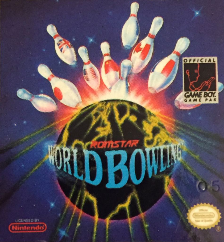 World Bowling - Nintendo Game Boy (Romstar) video game collectible - Main Image 1