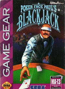 Poker Face Paul’s Blackjack - Sega Game Gear video game collectible - Main Image 1