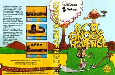 B.C. II Grog’s Revenge - Colecovision (U.S. Gold) video game collectible - Main Image 3