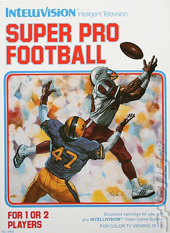 Super Pro Football - Intellivision video game collectible - Main Image 1
