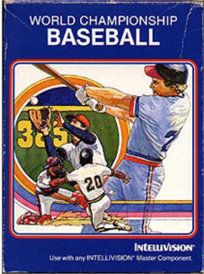 World Championship Baseball - Intellivision (INTV) video game collectible - Main Image 1