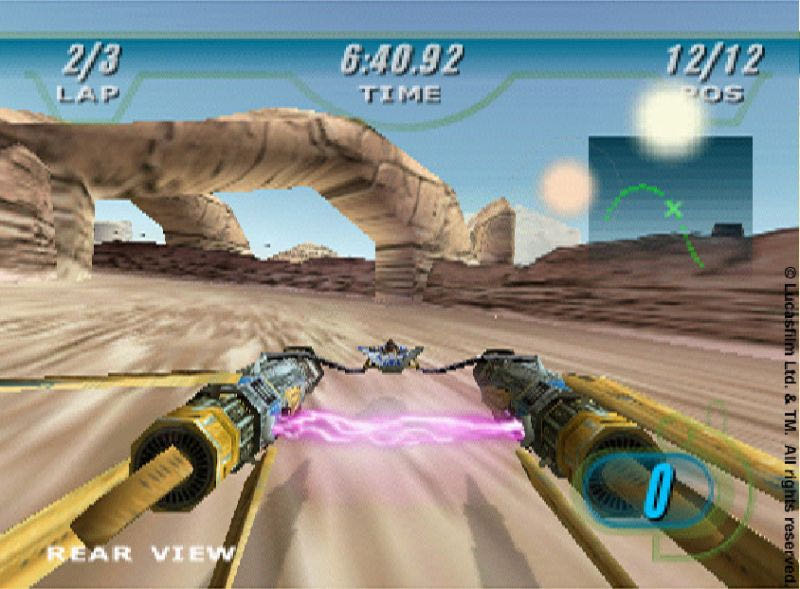 Star Wars: Episode I - Racer - Nintendo 64 (N64) (Nintendo - 2) video game collectible [Barcode 045496870416] - Main Image 4