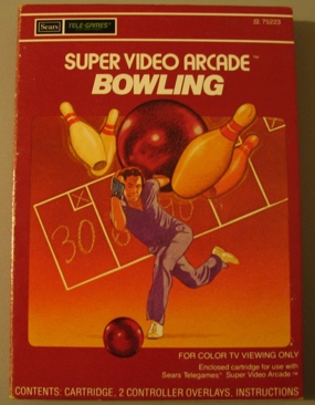 Super Video Arcade Bowling (Tele-Games - 1) video game collectible - Main Image 1