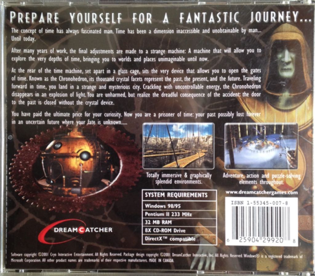 The New Adventures Of The Time Machine - PC (Dream Catcher) video game collectible [Barcode 625904299208] - Main Image 2