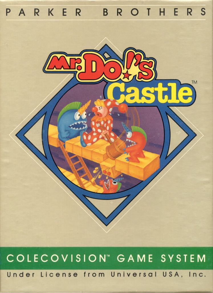 Mr. Do!’s Castle - Colecovision (Parker Brothers) video game collectible - Main Image 1