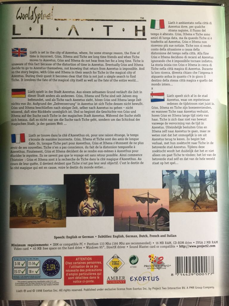 Liath - PC video game collectible [Barcode 8714429000177] - Main Image 2