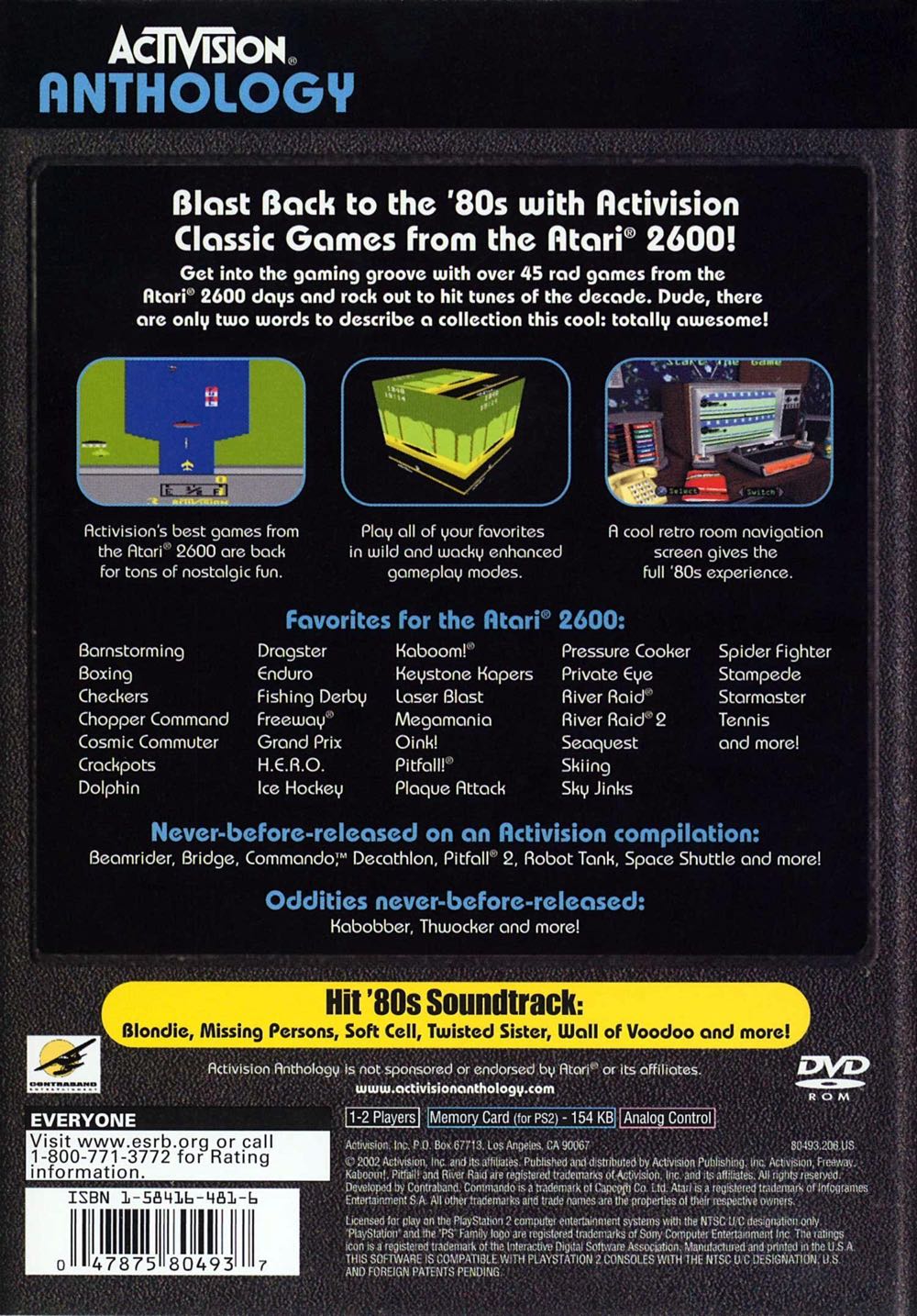 Activison Anthology - Sony PlayStation 2 (PS2) (Activision - 1-2) video game collectible - Main Image 2